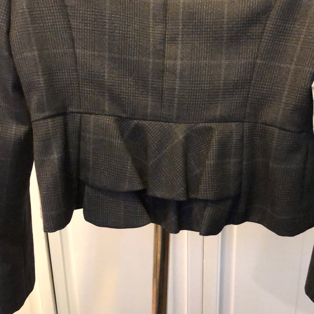 L.K. Bennett Gray Blazer or Jacket with Peplum - Picture 6 of 6